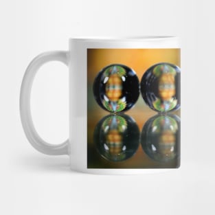 Abstract balls with refraction. Mug